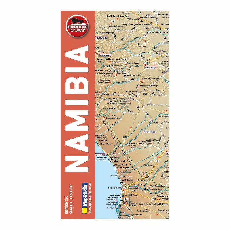 Namibia Adventure Road Map
