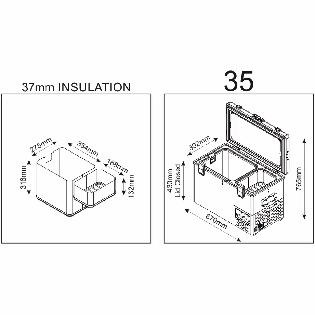 NL 35 Dual Compartment Legacy Smart QC