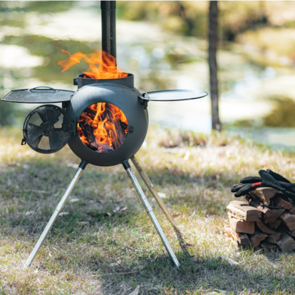 Ozpig Series 2 Portable Wood Fire Stove Camp And Climb