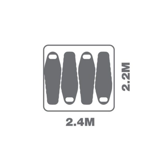 Oztrail Fast Frame Blockout 4P-camp tent