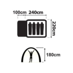Oztrail Genesis 4V Dome Tent