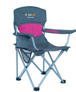 Oztrail Jnr Dlx Arm Chair-foldable camp chair