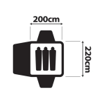 Oztrail Tasman 3V Tent