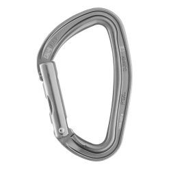 Petzl Djinn Straight Gate Clip Gate Grey