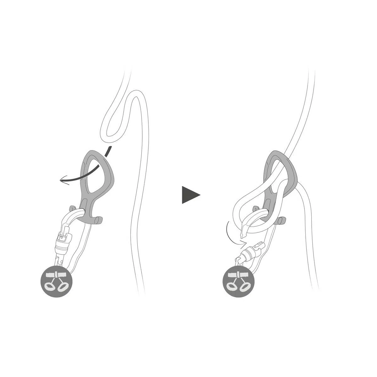 Petzl Pirana Club Descender climbing equipment