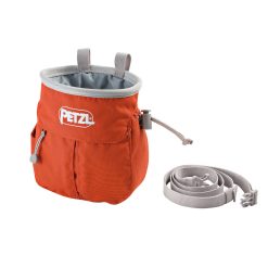Petzl Sakapoche Orange chalk bag-climbing equipment