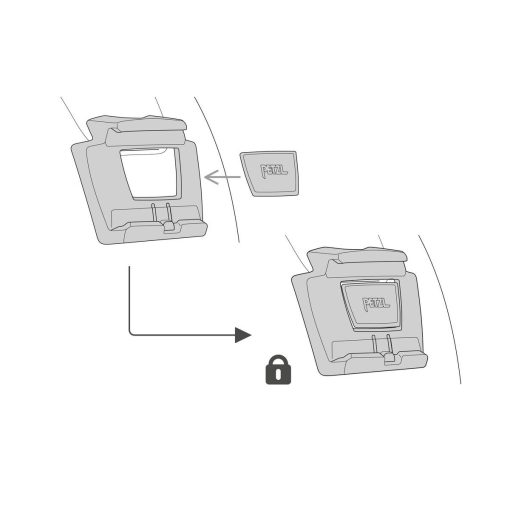 Petzl Slot Adapt Headlamp Mounting Kit-lighting