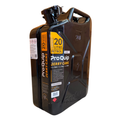 Pro Quip Metal Jerry Can for Petrol, 20L Black