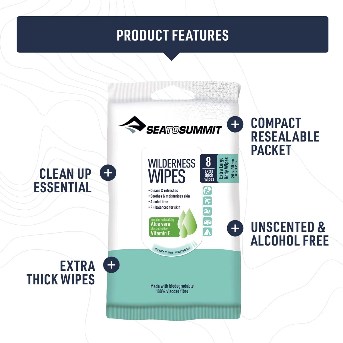 Sea to Summit Wilderness Wipes
