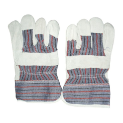 Skudo Candy Stripe Leather Safety Gloves
