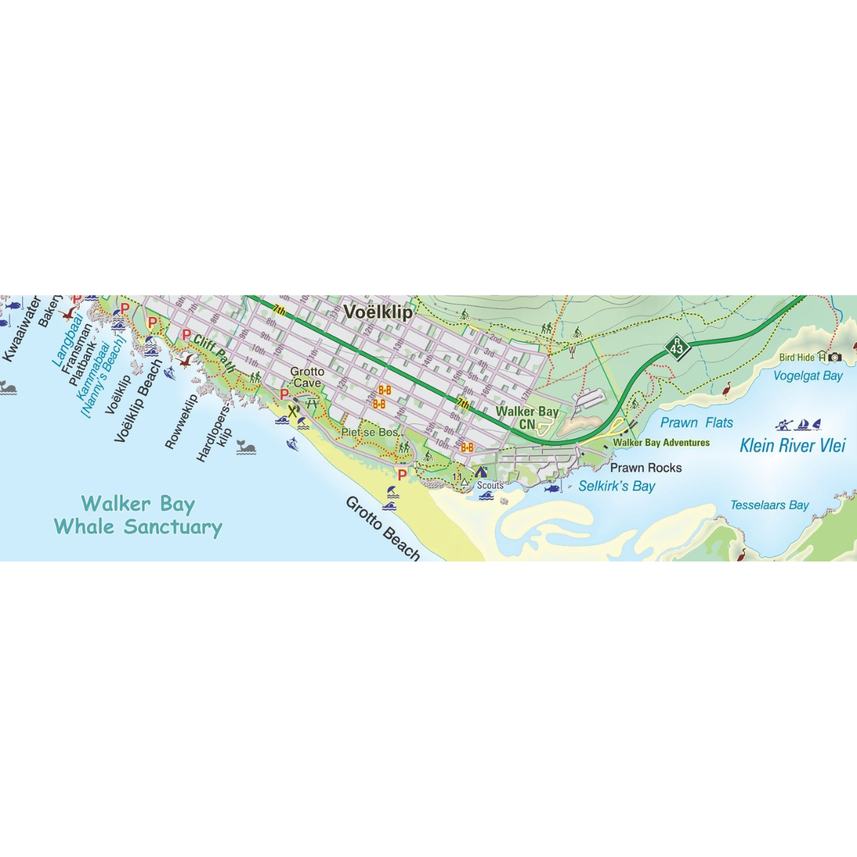 Slingsby Map Overberg Whale Coast 8th Edition