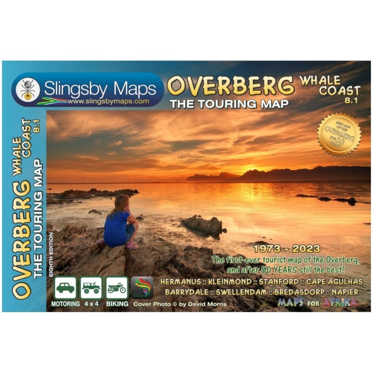 Slingsby Map Overberg Whale Coast 8th Edition