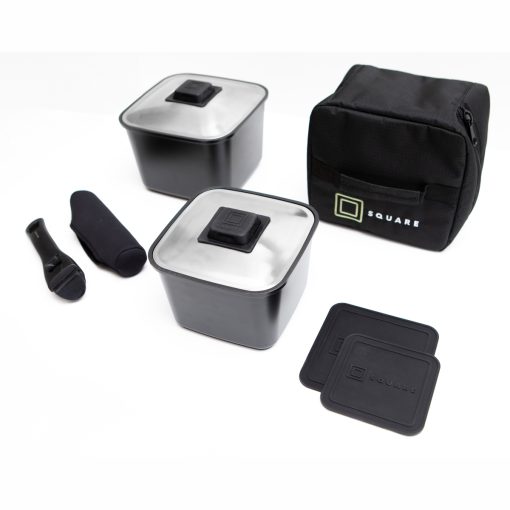 Square Stackable Cooking Pot Set