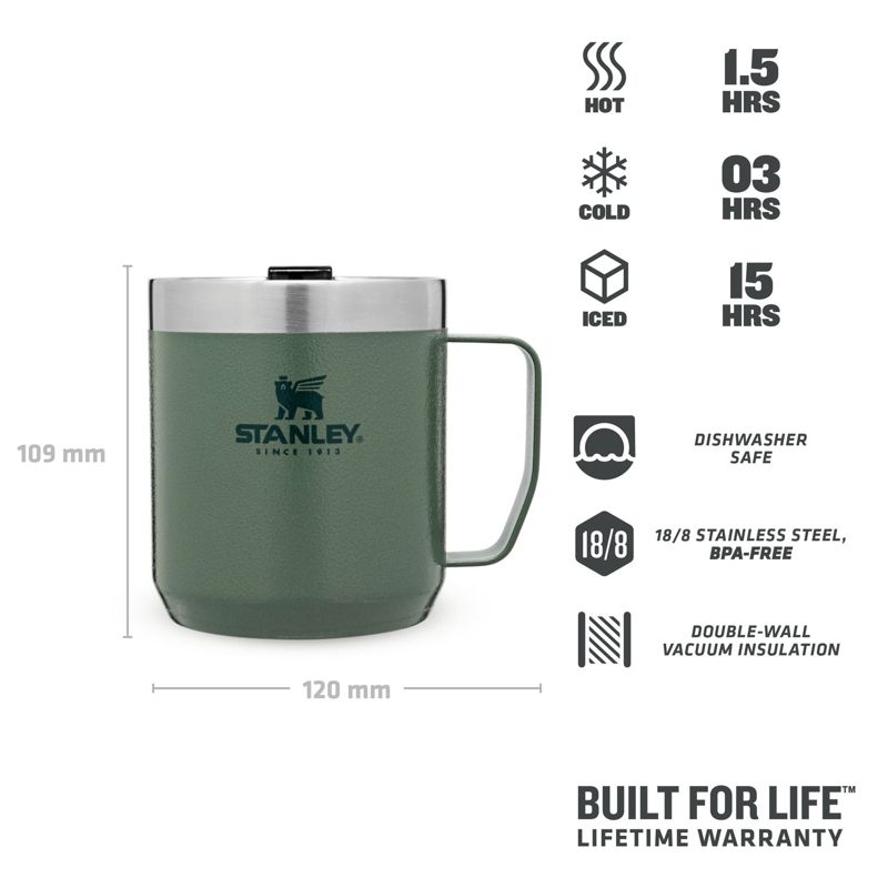 Stanley Classic Legendary Camp Mug Green-insulated flask