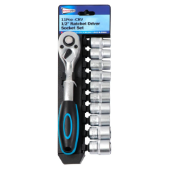 Streetwize 11pc 1/2” Ratchet Driver Socket Set