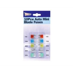 10 pce Fuse Set Mini Pack