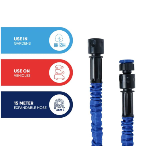 Streetwize Hose Expandable 15m Aquastretch