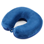 Streetwize Memory Foam Travel Neck Pillow, Blue