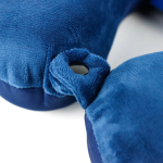 Streetwize Memory Foam Travel Neck Pillow, Blue