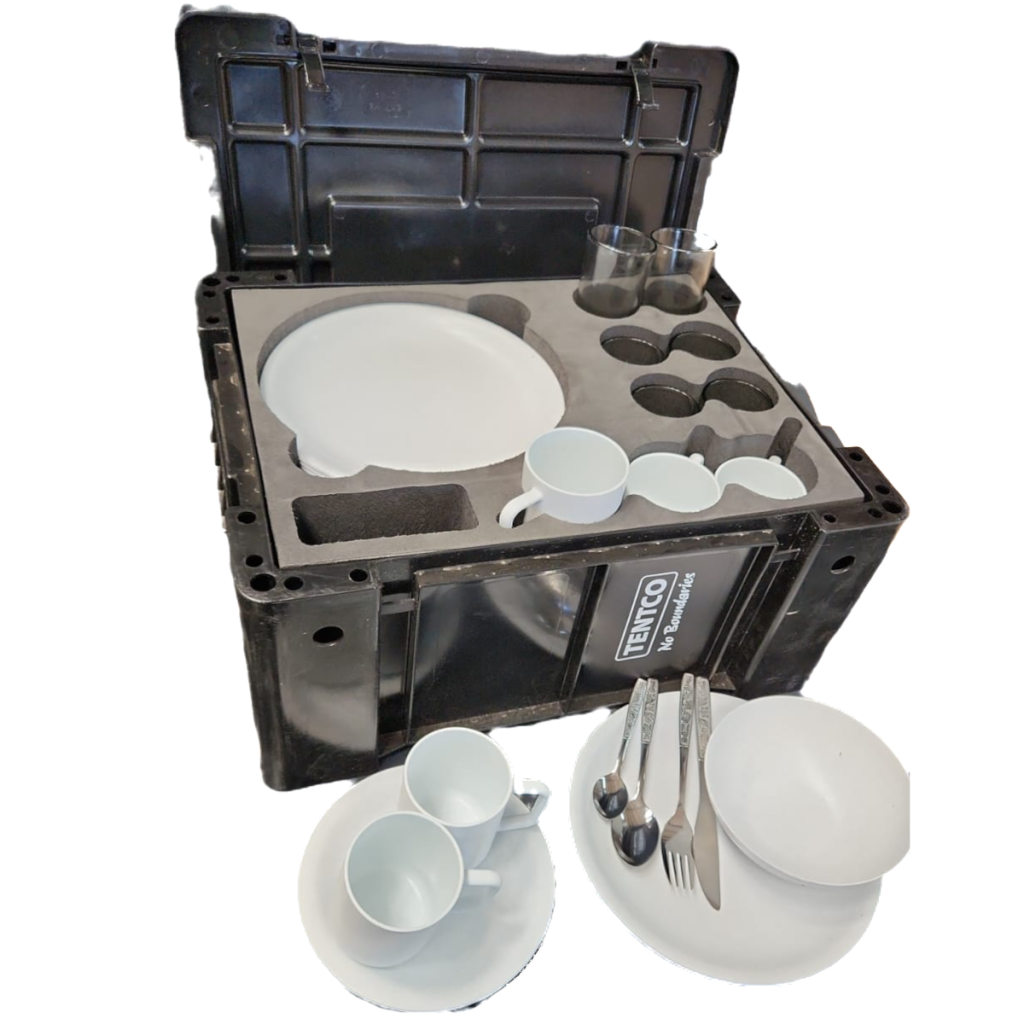 Tentco Ama Crate Crockery Set Camp And Climb