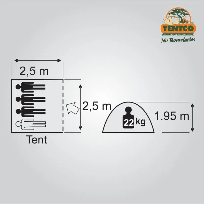 Tentco Savannah 4 Floor Plan