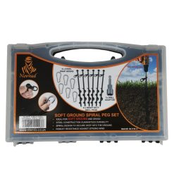 Tentco Sand Spiral Auger Tent Peg Set 6pc