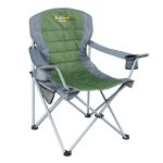 Oztrail Green Foldable Camping Chair-camp furniture