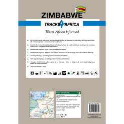 Tracks4Africa Zimbabwe Self-Drive Guide Book (Edition 1)